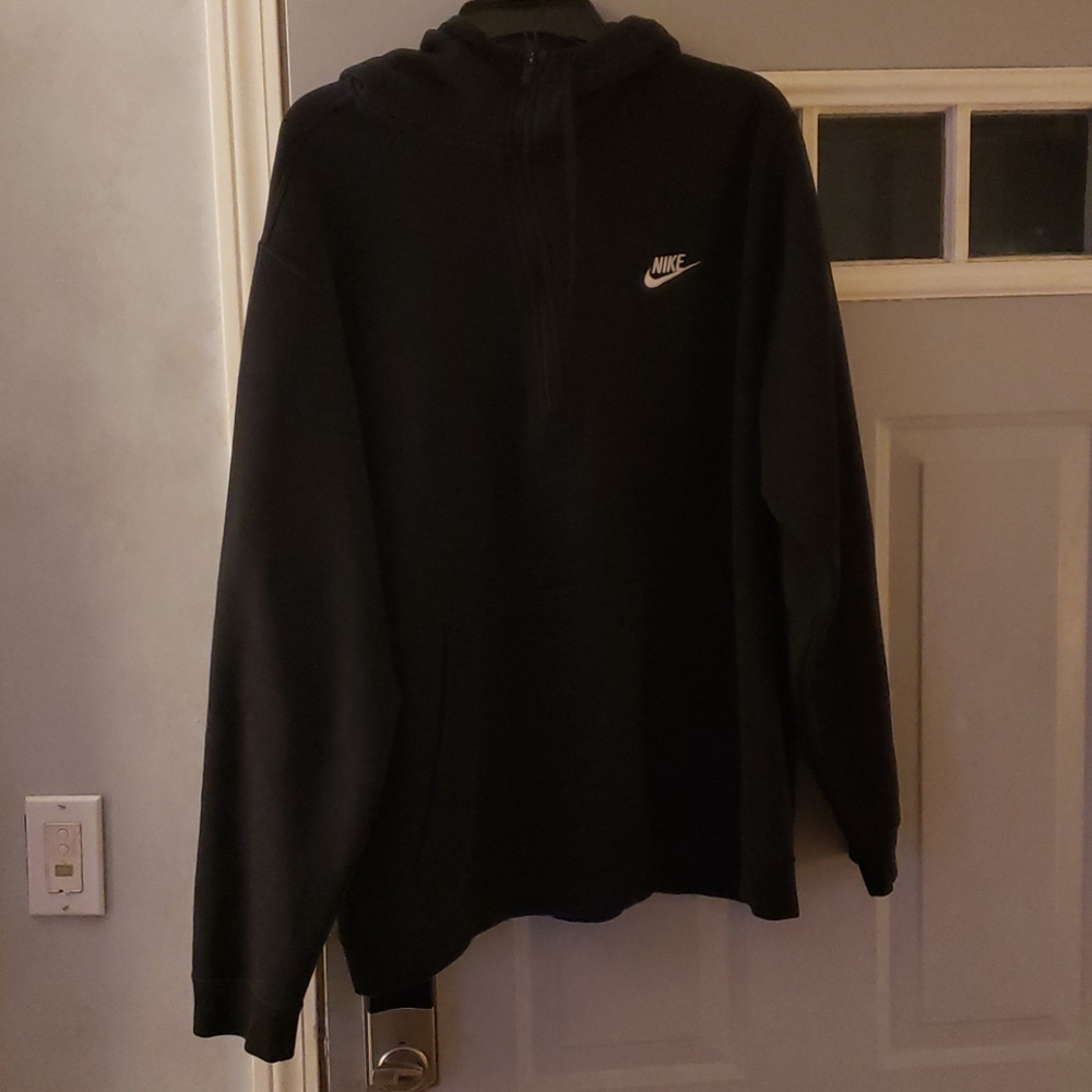 Nike Hoodie Black XXL Half-Zip